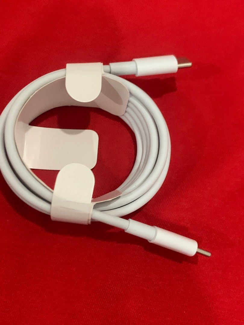 Type C to Type C Cable 2meters (USB-C To USB-C Cable 2m) (Category: Chargers & Cables) located in San Juan City. Submitted by ph_gadgets_hub (Listing ID 1389893639, Image 2). Description: SALE ❗️ ₱500 USB-C Charge C Cable (2m) 'type c to type c cable' 🚖Same Day Delivery within Metro Manila via lalamove rider 🏍️🏍️ Fast booking, book agad ✈️✈️ JNT • LBC (for provinces area Nationwide)🚚🚛 Limited stocks only. PM for sure buyers. book natin agad 