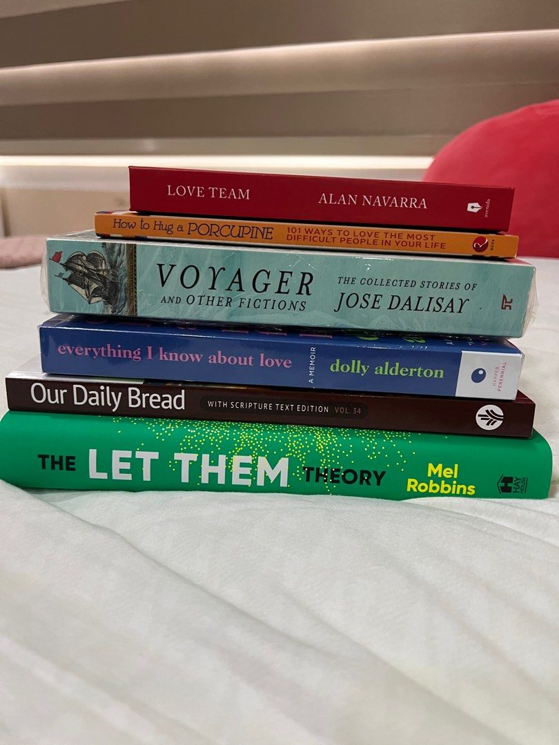VG COND BOOKS FOR SALE (Category: Storybooks) located in Pasay City. Submitted by janellerae (Listing ID 1389872589, Image 1). Description: Our daily bread 2025 - 100 Voyager and other fictions by Jose Dalisay (sealed) - 300 Love team by Alan Navarra - 150 Let me know if you MIBF tickets, I can give you for free! Negotiable if will get more than one MOP: bank transfer to Metrobank Meet ups: Pasay Libertad area or Metropolitan Medical Center Bamba