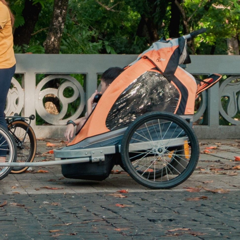 Via Velo Bicycle Kids Trailer (Category: Bicycles) located in Quezon City. Submitted by pedro_penduko (Listing ID 1389863578, Image 1). Description: For Sale Via Velo Bike and Jogging Trailer Convertible to Bike and Jogging Trailer Complete parts and accessories Collapsible for easy storage Aluminum Construction Can fit 2 kids Meet up or Pick up Crossroads Tandang Sora QC lalamove buyers pays for the shipping.
