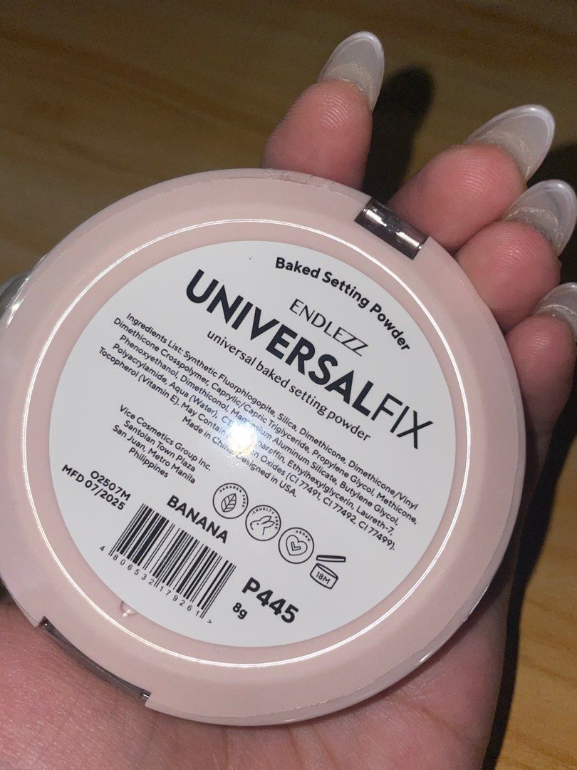 Vice Co. Baked Setting Powder Universal Fix ( Banana ) (Category: Makeup) located in Manila. Submitted by assdhj (Listing ID 1389987025, Image 2). Description: .