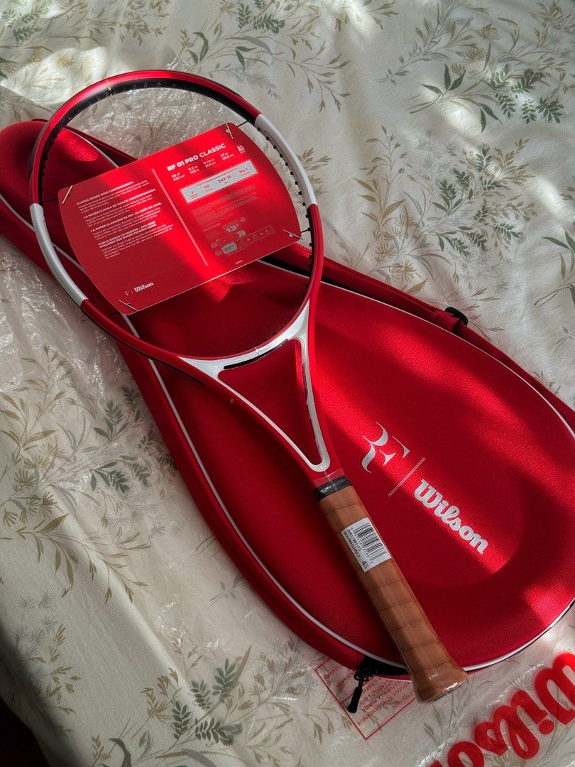 Rf01 Racket Wilson RF01 Pro Classic Tennis Racket , Sports Equipment, Sports ...