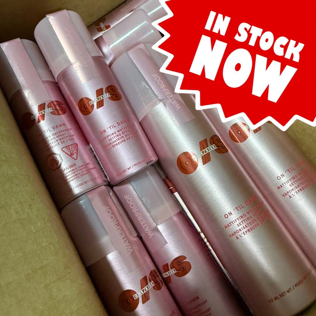 SOLD OUT! One/Size On Til Dawn Setting Spray Full Size (Category: Makeup) located in Quezon City. Submitted by poutandaboutshop (Listing ID 1338658066, Image 2). Description: 🚨READ FIRST🚨 Our store is new, so we’re offering introductory prices that are below market value. Rest assured, all our items are 100% authentic and personally sourced from the U.S. While I don’t have the receipts, I’m happy to provide additional videos and pictures for fu