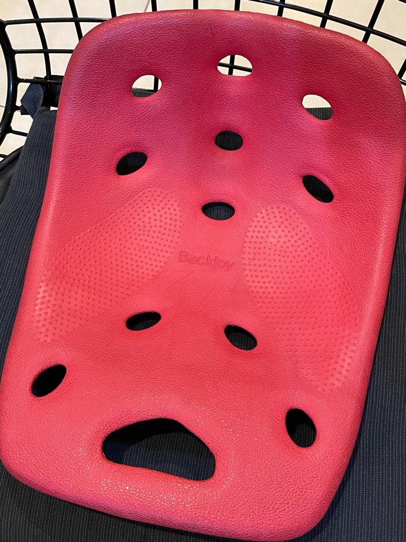 Back Joy SitSmart Posture Plus (Category: Braces, Support & Protection) located in Quezon City. Submitted by hoardroom (Listing ID 1384749474, Image 3). Description: Used - Color red Relieve back pain and sit in comfort wherever you go Waterproof *Cant be left in direct sunlight .