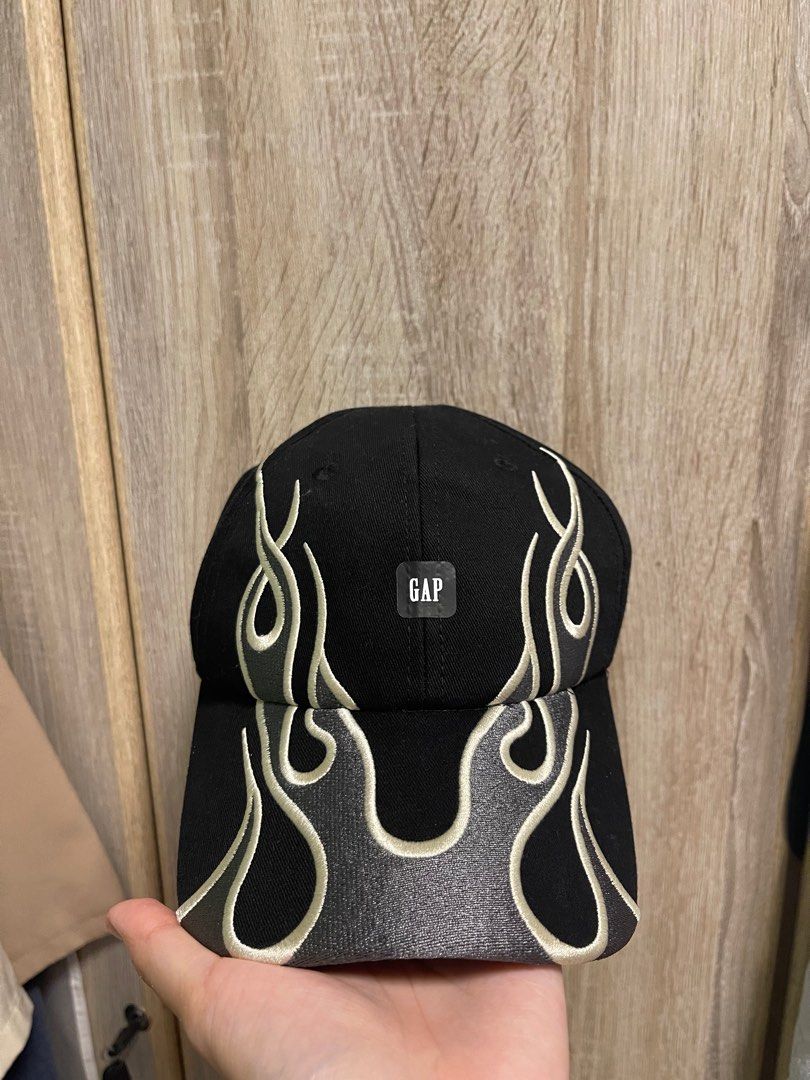 Balenciaga x Gap x Yeezy Flame Cap (Category: Caps & Hats) located in Quezon City. Submitted by juststuff07 (Listing ID 1384795183, Image 2). Description: - ONHAND, READY TO SHIP - Worn only once for a short period of time. Doesn't really fit my head shape lol. - Great details - No issues.