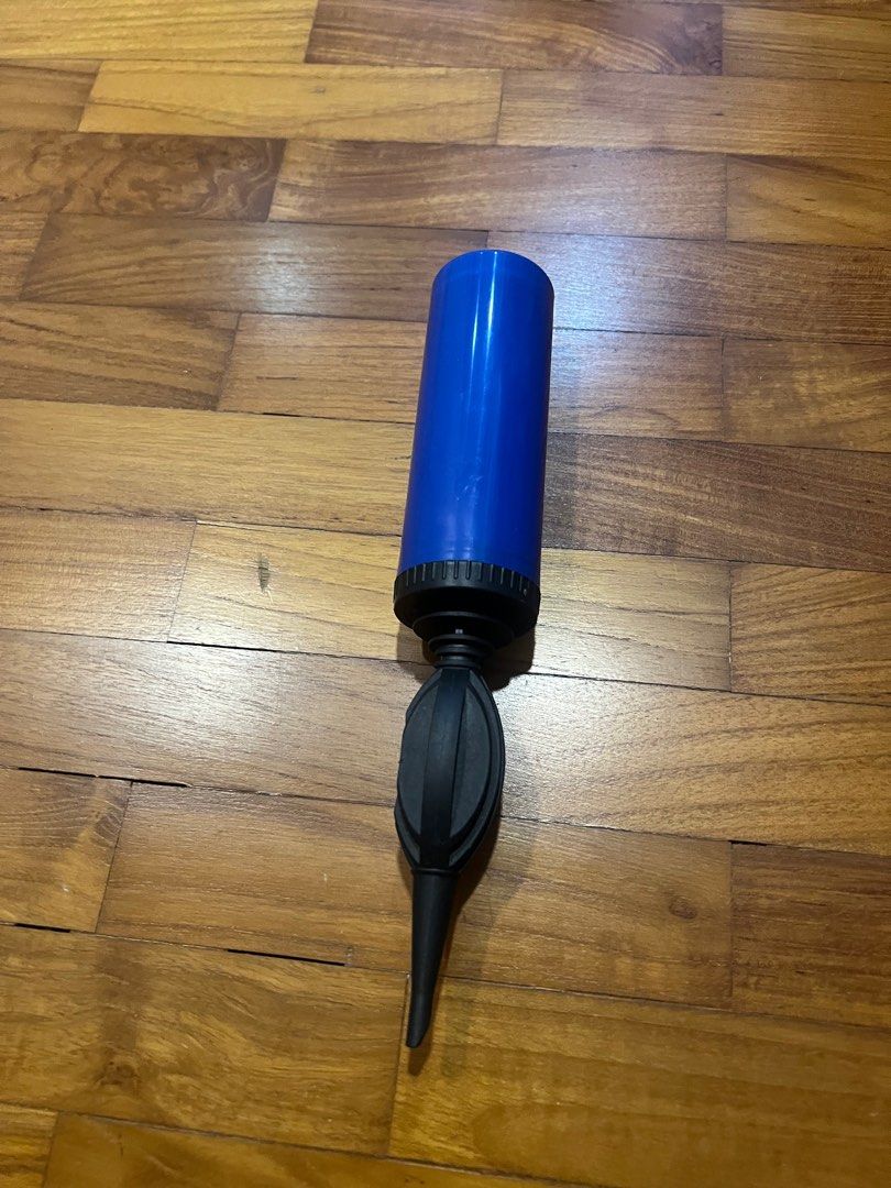Blue Hand Pump (Category: Parts & Accessories) located in Singapore. Submitted by caidili (Listing ID 1384635307, Image 1). Description: Perfect for inflating balls, balloons, or other inflatables. Easy to use and store. Get yours today!.