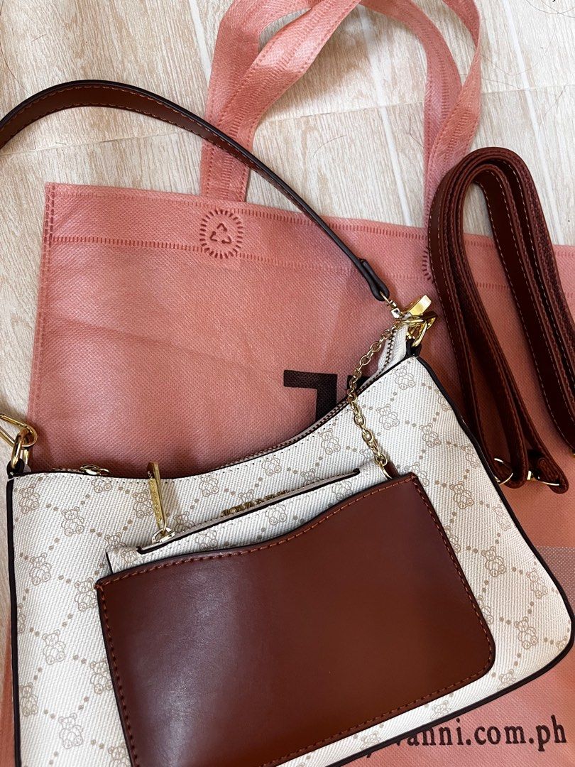 Brandnew Jovanni Bag (Category: Luxury Bags & Wallets) located in Lipa City. Submitted by lialoves (Listing ID 1384717805, Image 3). Description: Has a long strap for body/sling bag Has coin purse (detachable) With dustbag .