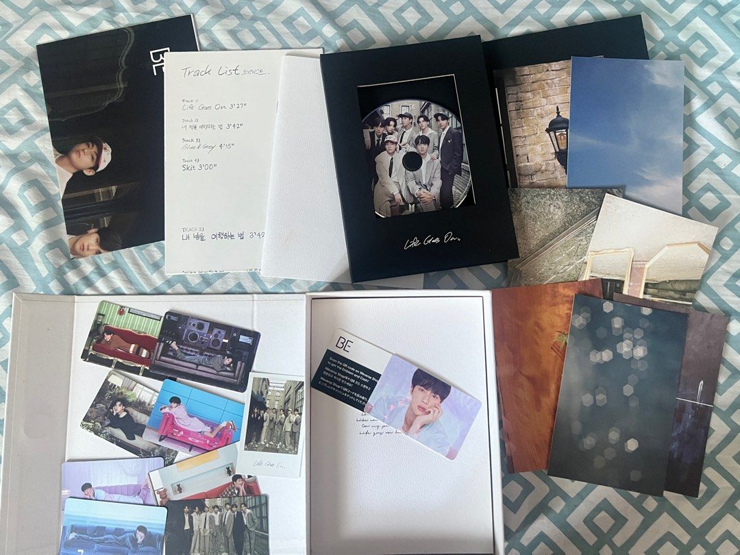 BTS Be Deluxe Album Unsealed (Category: CDs & DVDs) located in Balanga. Submitted by miaaastuff (Listing ID 1384660402, Image 1). Description: For Sale: BTS BE Album Deluxe Edition (Unsealed) 💜🤍 (orig price : Php 1800 - 2,400) Inclusion: - Outbox - Photobook - Making Book - CD - CD Case - Lyric Poster - Poster - Photocard Set - Polaroid Photocard - Photo Frame - Postcard Set - QR Code Condition: - Never played - Complete inclusion - Minimal sta