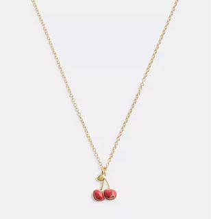 Coach Cherry Charm Pendant Necklace 車厘子🍒頸鏈64224128899074110