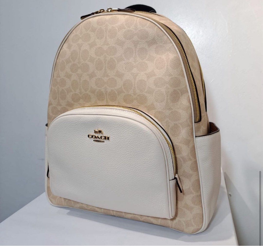 Coach court large backpack (Category: Luxury Bags & Wallets) located in Calamba. Submitted by biyanggg (Listing ID 1384787971, Image 2). Description: Plus sf Lalamove ready.