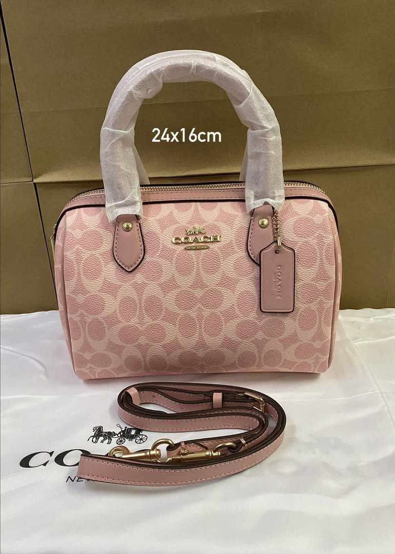 Coach Rowan in Pink (Category: Luxury Bags & Wallets) located in Manila. Submitted by coachphilippines__ (Listing ID 1384776345, Image 1). Description: Coach Rowan in Pink Complete Inclusion Free Shipping PHP 8,000.