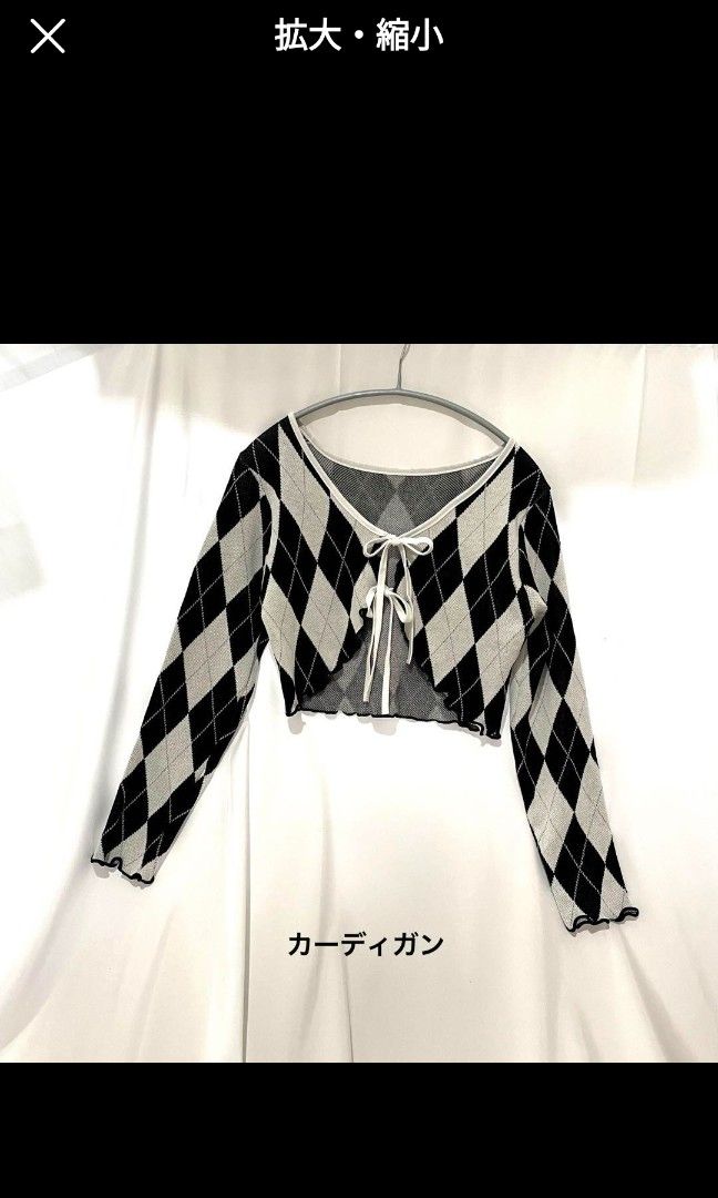 Cropped Cardigan, Coverup (Category: Others Tops) located in Santo Domingo. Submitted by _nymph_ (Listing ID 1384660634, Image 3). Description: size xs-s rfs: decluttering ( tumaba na).