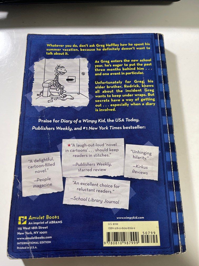 Diary of a Wimpy Kid: Rodrick Rules (Category: Storybooks) located in Manila. Submitted by lestuff07 (Listing ID 1384795446, Image 2). Description: There are some pages that have handwritings but not all Willing to adjust the price☺️.