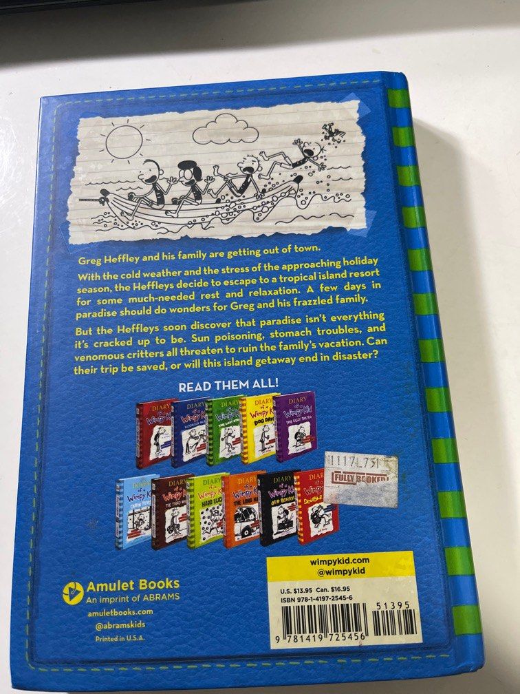 Diary of a Wimpy Kid: The Getaway (Category: Storybooks) located in Manila. Submitted by lestuff07 (Listing ID 1384800615, Image 2). Description: Hardbound, but well taken care off even thought there are some defects .