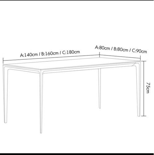Dining Table (Category: Tables & Sets) located in Singapore. Submitted by dhanfett (Listing ID 1384684820, Image 2). Description: Buyer to arrange own transport + manpower 180cm x 90cm x 75cm.