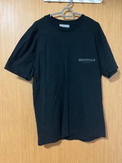 Fear of God Essentials x Ssense FW20 Logo T-shirt Dark Navy