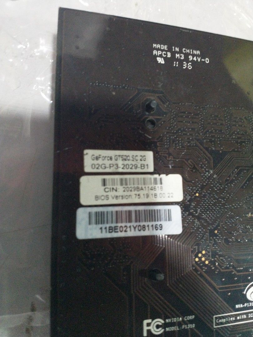 EVGA NVIDIA GT520 2GB Video Card GPU (Category: Computer Parts) located in Cainta. Submitted by whiteelephantph (Listing ID 1384753276, Image 2). Description: good. kakabaklas lang rfs: nag upgrade na.