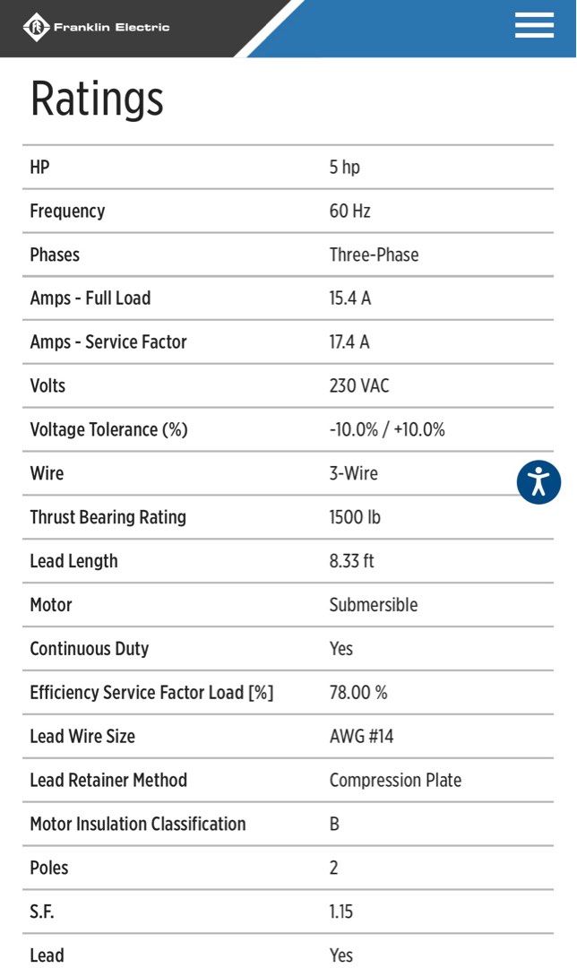Franklin Electric 5HP Submersible Motor (Category: Construction Tools & Equipment) located in Quezon City. Submitted by margaggonzalez (Listing ID 1384711151, Image 2). Description: Used once only (< 12 hrs) for pump test..