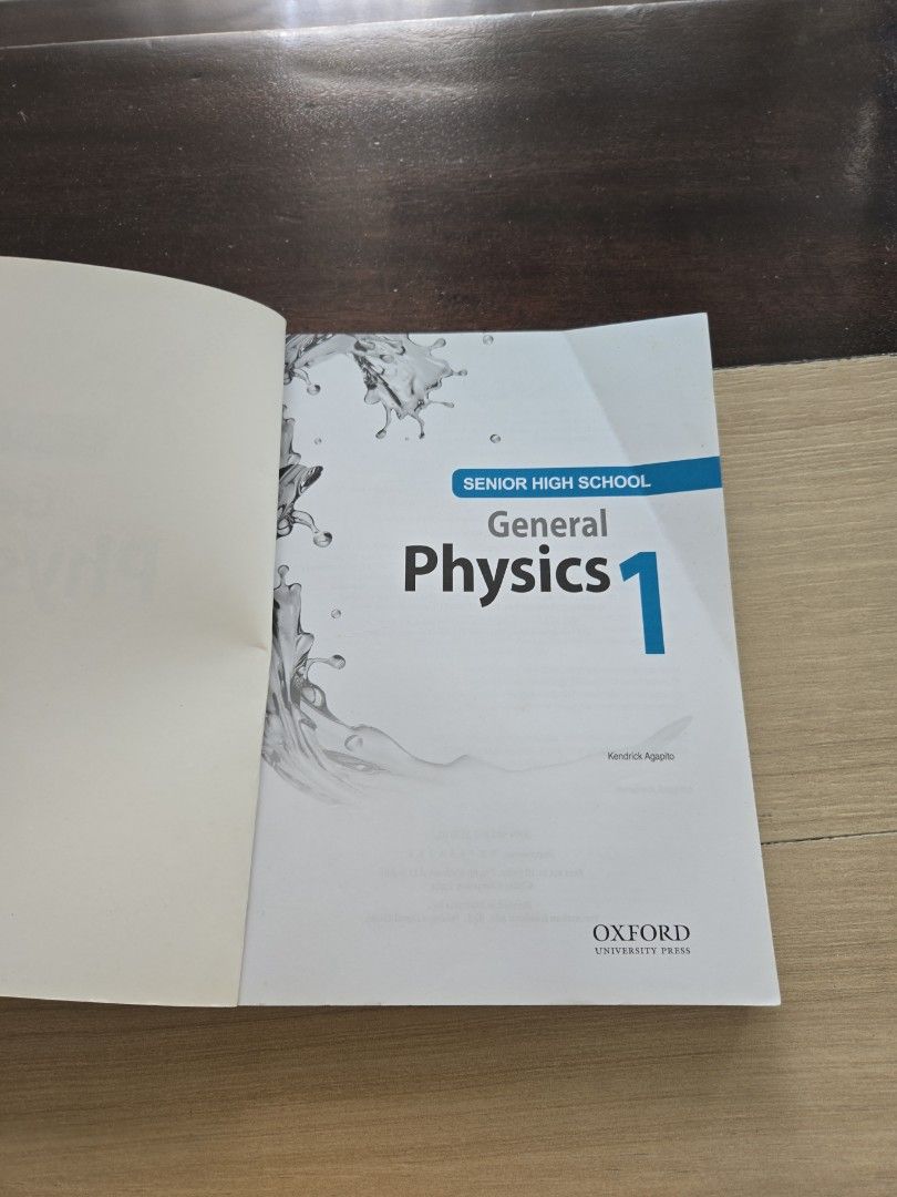 General Physics 1 Book (Category: Textbooks) located in Santa Rosa. Submitted by declutter.jenjen (Listing ID 1384681007, Image 2). Description: .