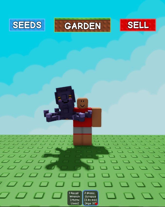 Grow a Garden Mimic Octopus (Category: In-Game Products) located in Las Pinas. Submitted by charlsssb (Listing ID 1384764733, Image 1). Description: Grow a Garden Mimic Octopus Random age and kg. Some might have mutations. For only ₱30 each Have few stocks left. Dm for inquiries..
