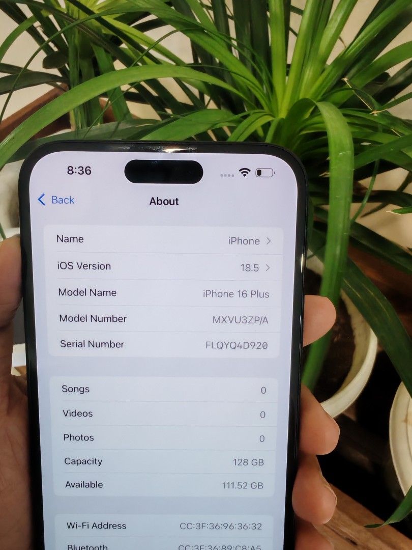 Iphone 16 plus 128 good as new (Category: iPhone 16 Series) located in Quezon City. Submitted by ronalynac40976 (Listing ID 1384691421, Image 2). Description: Iphone 16plus 128 ntc Warranty till July 2026 With original box, same serial good condition Pick up store in greenhills We accept swap/trade in We accept credit card+% We ship nationwide via lbc Dm or call for fast transaction 09279500069/09425544556 Located @ Aquarium area stall no. Y-08 l