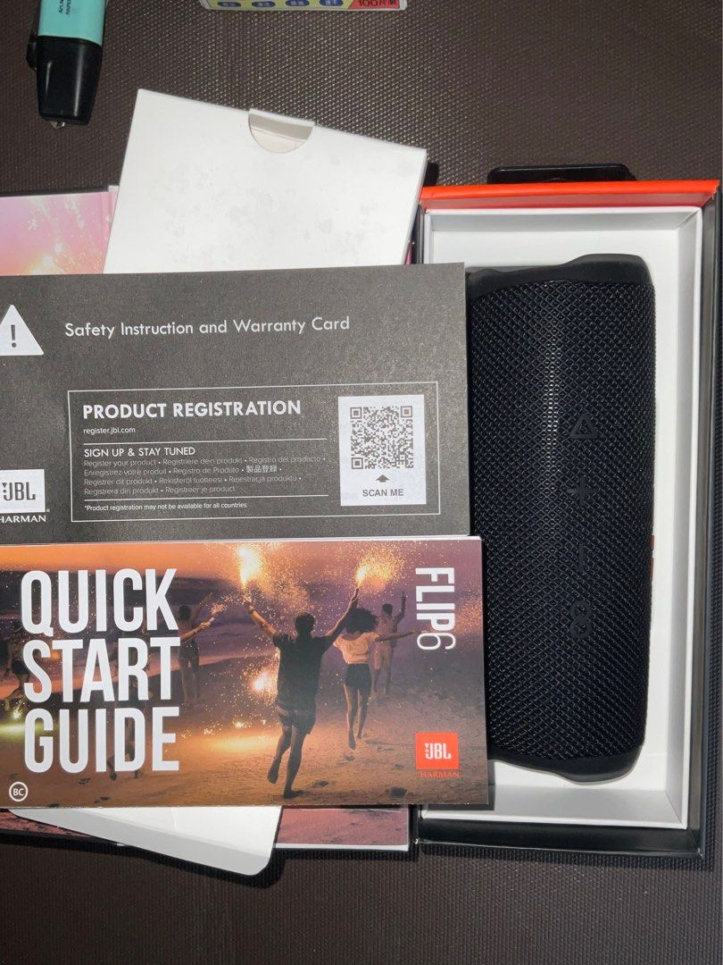 JBL FLIP 6 (Category: Soundbars, Speakers & Amplifiers) located in Manila. Submitted by 2025.gadgetspot (Listing ID 1384795930, Image 3). Description: authentic from US, brandnew & never been used. (unsealed) - unregistered. - no issues at all & never been used - 2 stocks - guaranteed na its new. - slightly negotiable. - PRICE DOWN can do meetups / shipping 📍qc pm if interested..