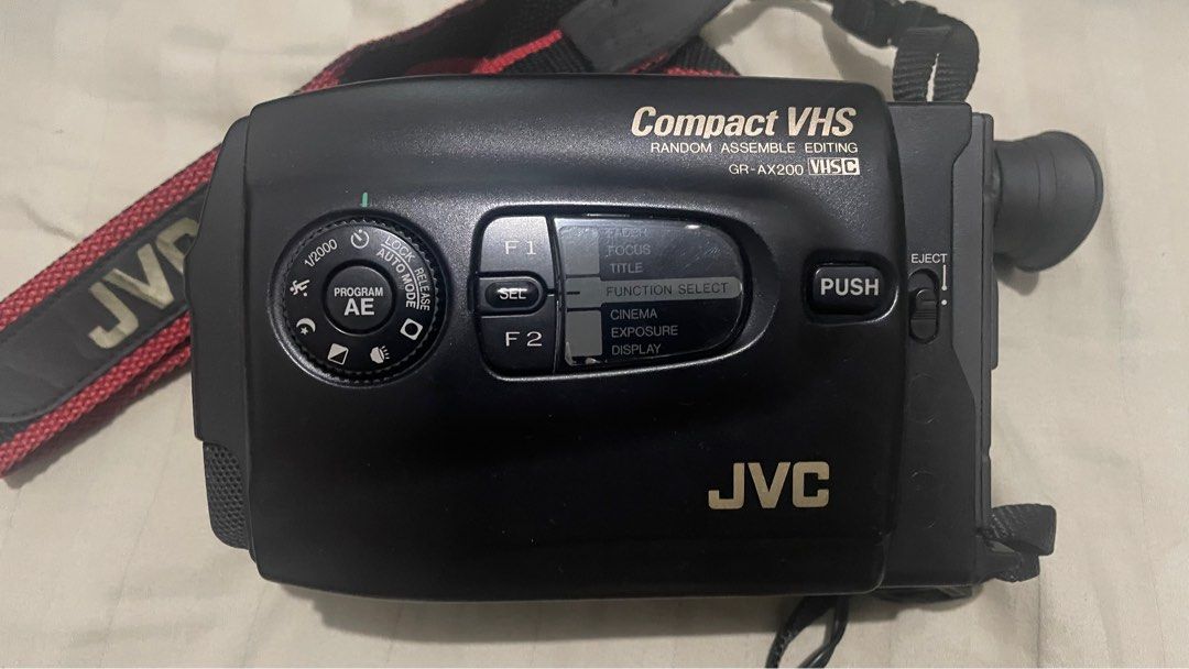 JVC Handheld Camcorder GR-AX200 12x (Category: Video Cameras) located in Quezon City. Submitted by jackpotdecluttering (Listing ID 1384734809, Image 1). Description: JVC Handheld Camcorder GR-AX200 12x - Working condition but defective battery - WYSIWYG - RFS: decluttering - Loc: Quezon City.