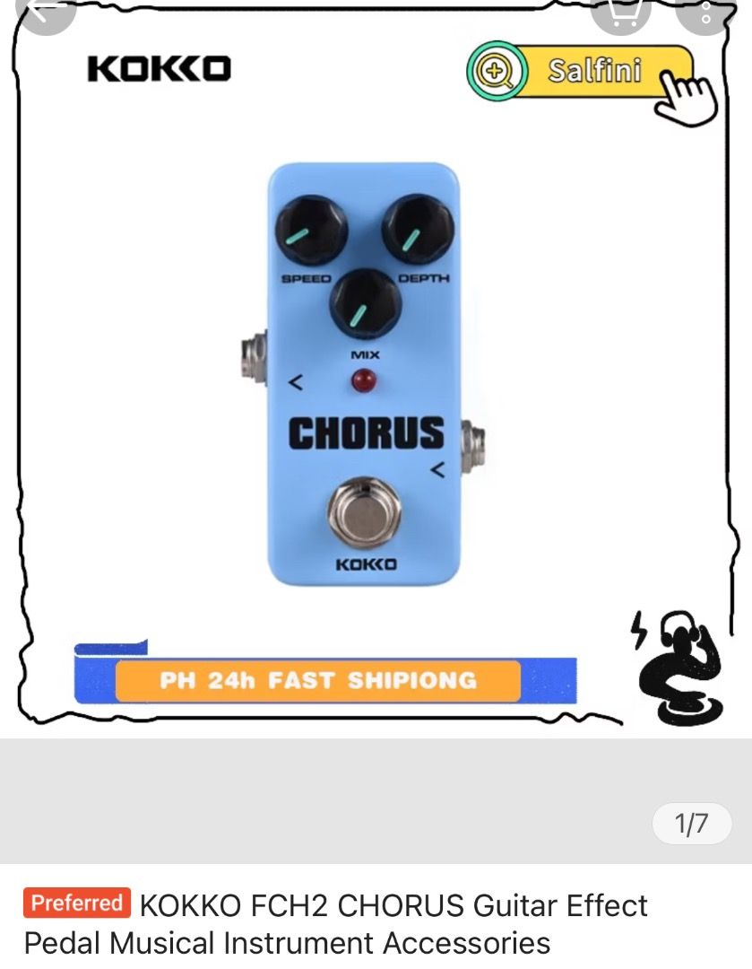 Kokko Chorus Guitar Pedal (Category: Musical Instruments) located in Cavite. Submitted by paosaidhigh (Listing ID 1384741678, Image 2). Description: Rfs: Hindi na nagagamit.