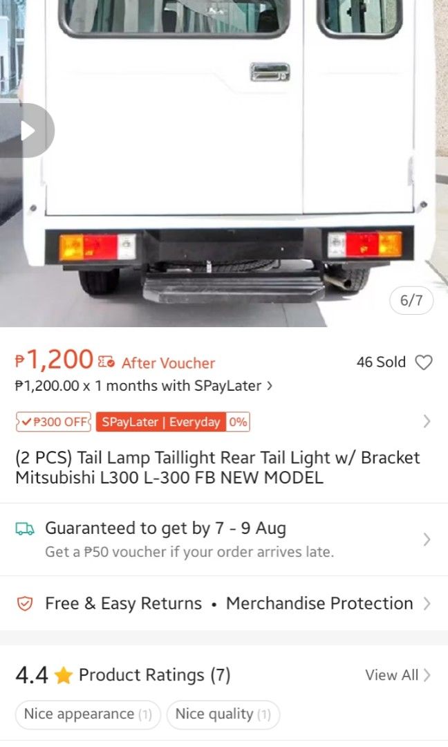 L300 Taillights. 2 pieces. Never used. (Category: Lightings, Horns, and other Electrical Parts and Accessories) located in Paranaque City. Submitted by parkyoueveryday (Listing ID 1384739153, Image 2). Description: L300 Taillights. Never used, sinukat lang sa custom bumper then changed mind. Orig price P3000 (2 pcs) SPARK Automotive Taiwan.