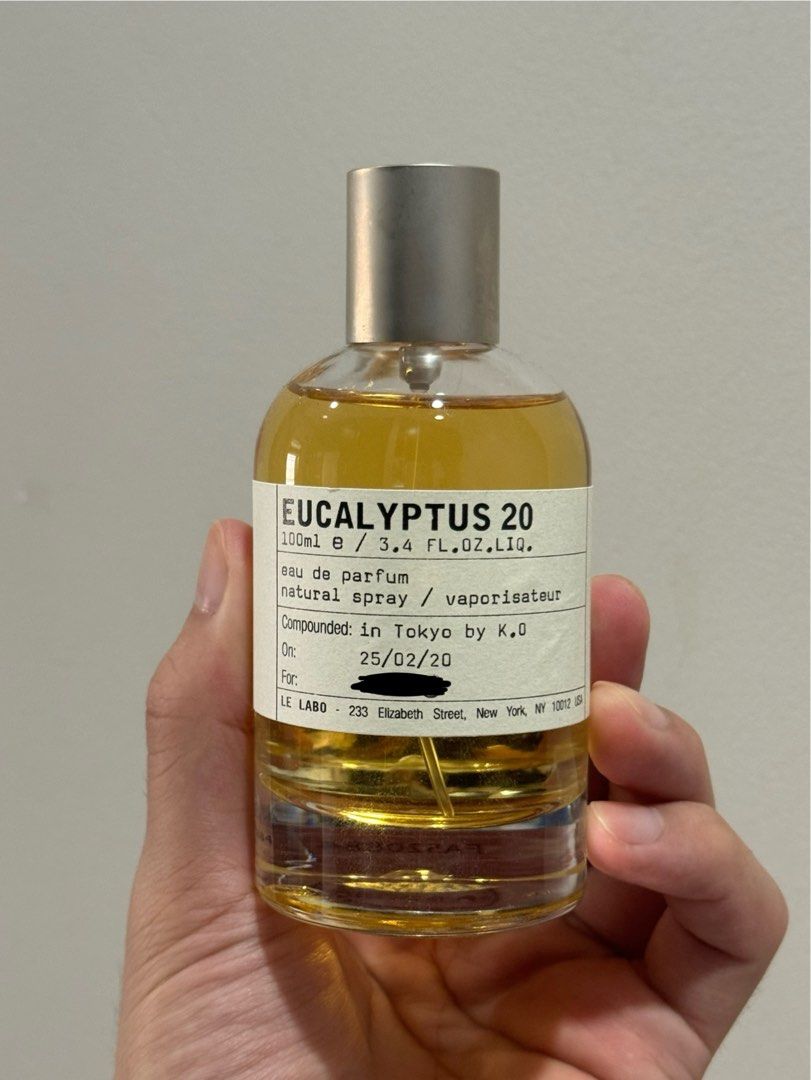 Le Labo Eucalyptus 20 100ML (Category: Fragrance & Deodorants) located in Manila. Submitted by decluttteringz (Listing ID 1384712112, Image 1). Description: Bought in Japan last Feb 2025 Sprayed a few times Rfs: Not using it.