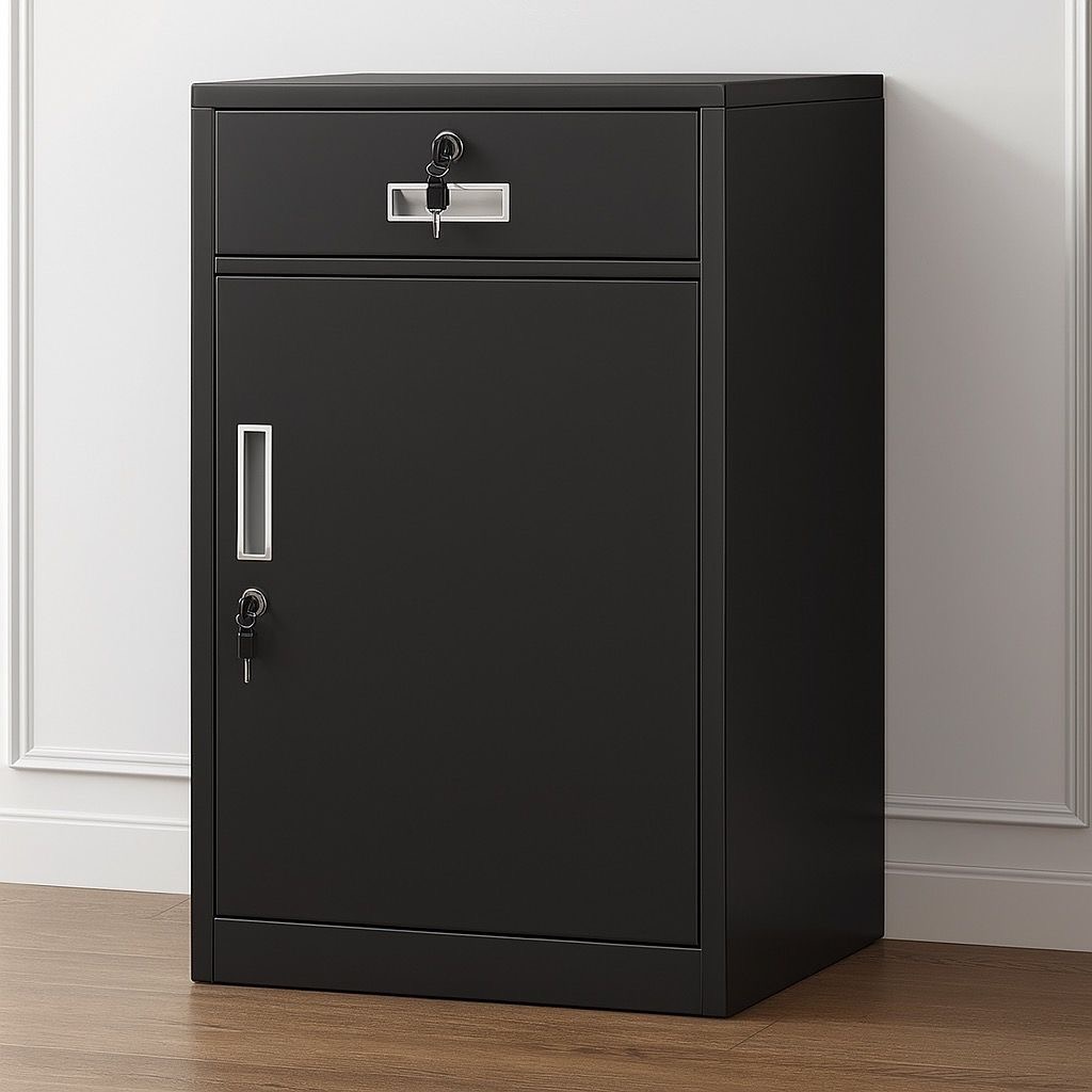 Lockable Metal Filing Cabinet | Secure Document Storage Cabinet ...