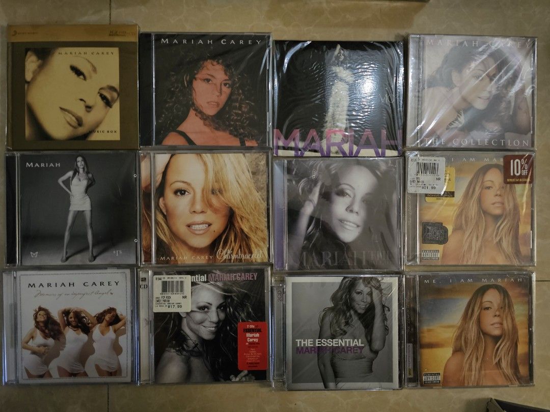 Mariah Carey Discography Package (Category: CDs & DVDs) located in Manila. Submitted by naserrano (Listing ID 1384678469, Image 2). Description: Selling Pre-loved Mariah Carey Cd and Dvd's with posters and special ornaments. special edition Christmas, casettes, vinyls and cd single. pleaee check the photos. this is NOT SOLD per peice, this is a bundle. thanks. origin: Japan, usa, philippines..