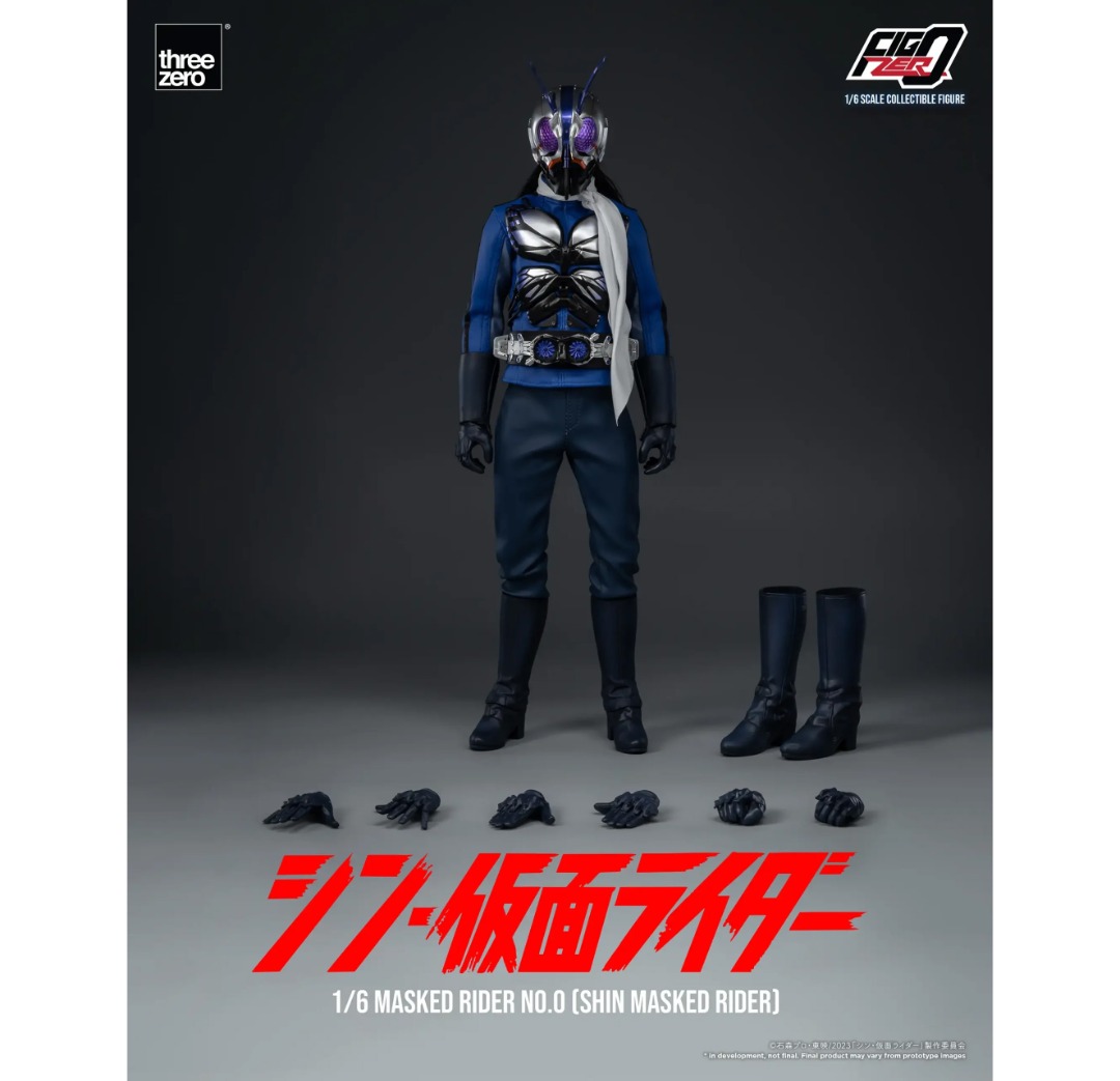[MISB] Threezero 1/6 FigZero Kamen Rider No. 0 (Shin Masked Rider) NOT ...