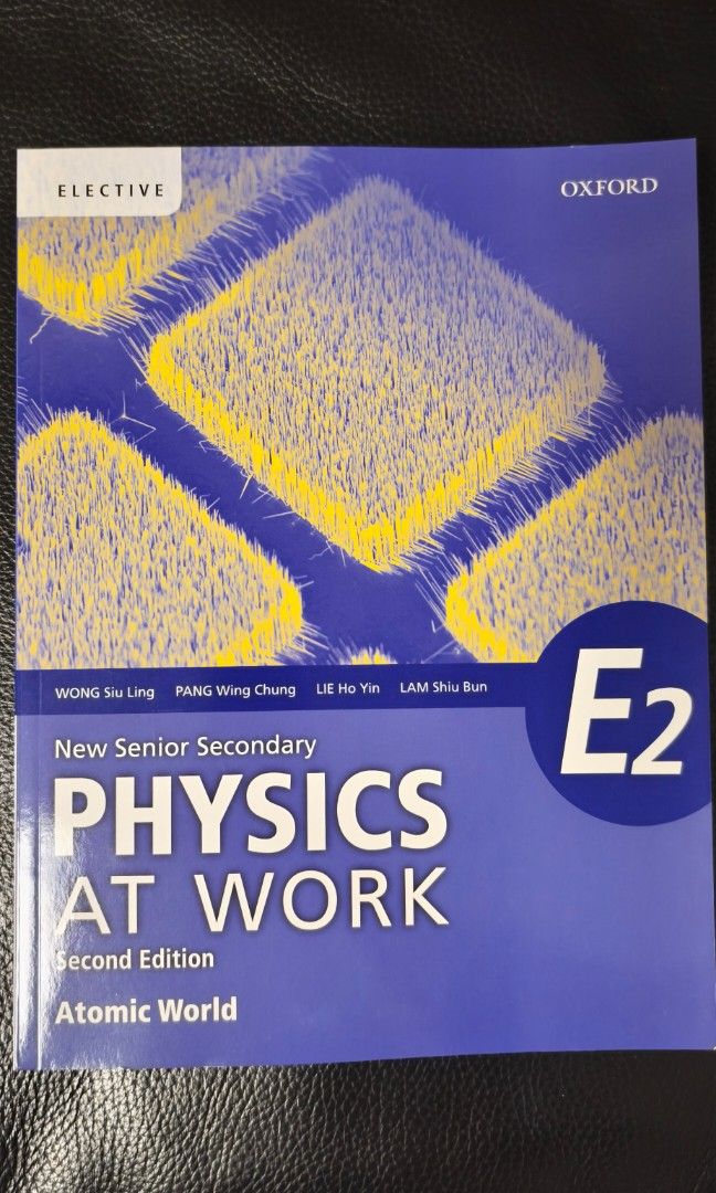 PHYSICS AT WORK E2 （分類：教科書）位於 Hong Kong。 由 aidy145387 提交（商品編號 1384800346，圖片 1）。簡介： 。