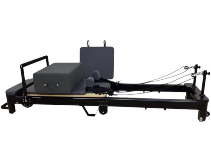 Pilates Reformer Machine - (Foldable) Aluminum (Category: Cardio & Fitness Machines) located in Pasig City. Submitted by boardsmnl (Listing ID 1384694441, Image 3). Description: 𝐏𝐢𝐥𝐚𝐭𝐞𝐬 𝐑𝐞𝐟𝐨𝐫𝐦𝐞𝐫 𝐌𝐚𝐜𝐡𝐢𝐧𝐞 - (𝐅𝐨𝐥𝐝𝐚𝐛𝐥𝐞) 𝐀𝐥𝐮𝐦𝐢𝐧𝐮𝐦🧘‍♀️ ₱𝟒𝟓,𝟎𝟎𝟎 🏷️ — Brandnew * Suitable for home use * Constructed with a durable aluminum alloy frame. * Lightweight and easy to move. * Includes all accessories. * Compact and folda