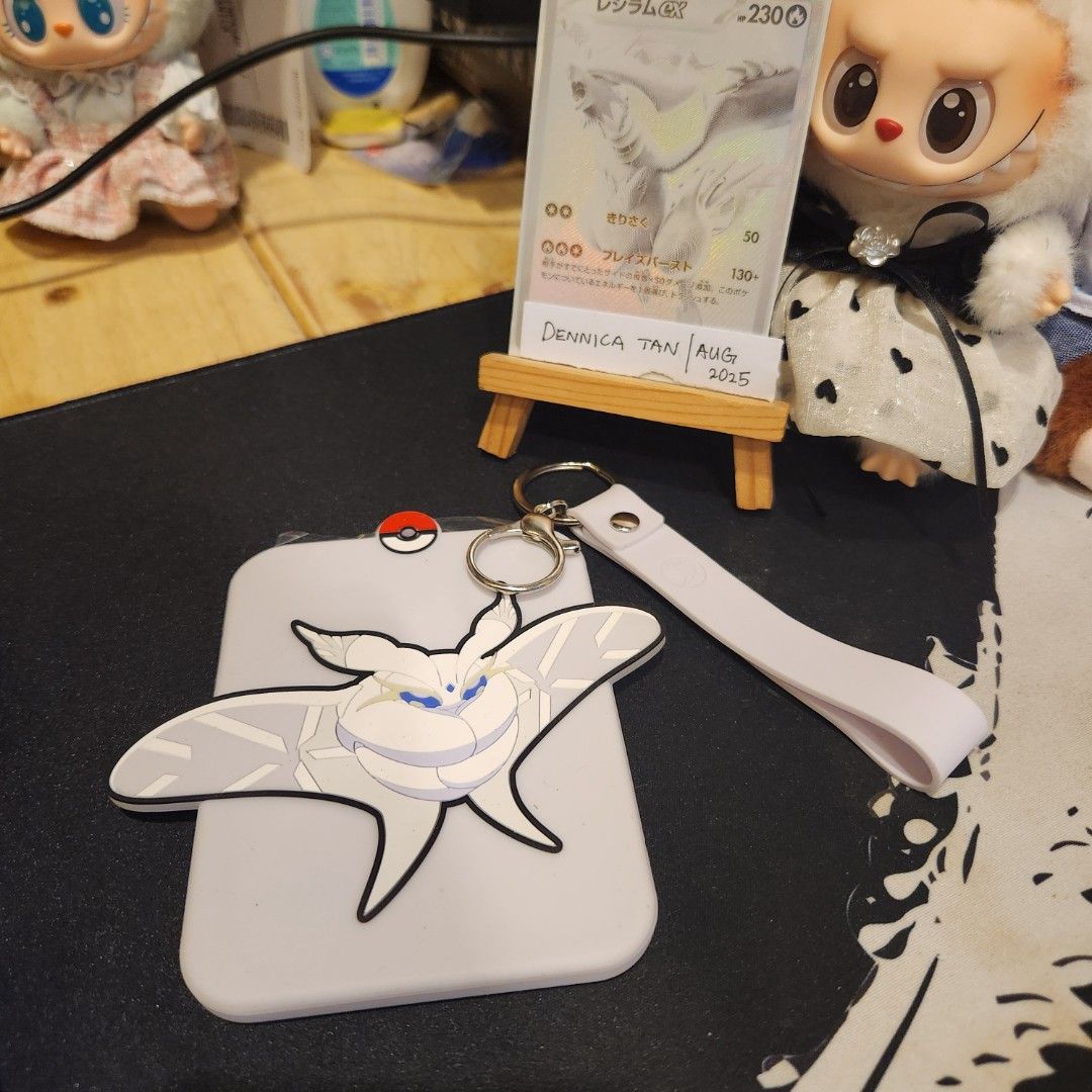 Pokemon Frosmoth Card Holder (Category: Character Goods) located in Mandaluyong City. Submitted by nicascollection (Listing ID 1384651345, Image 2). Description: Includes: ~Acrylic Case ~Themed Rubber Case ~Matching Strap *Reshiram Card not included loc: Mandaluyong City meetups: Shangrila plaza mall, Megamall ship thru grab, lalamove, or lbc.