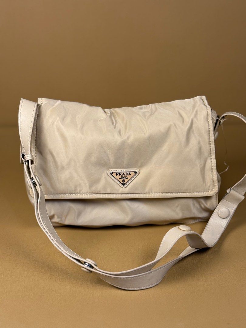 Prada nylon sling bag (Category: Luxury Bags & Wallets) located in Binalonan. Submitted by sheenaluxarchive (Listing ID 1384804858, Image 1). Description: No white tag Self authentication.