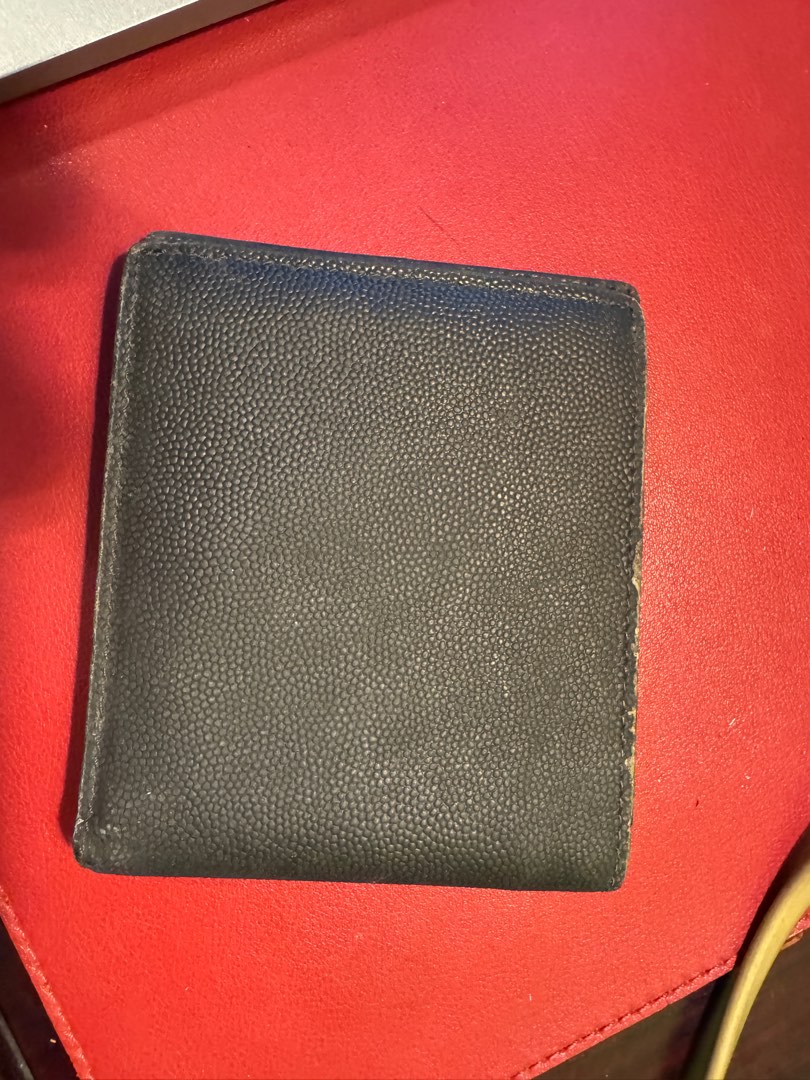 Saint Laurent Black Calf Leather Bos Taurus Wallet main image 0