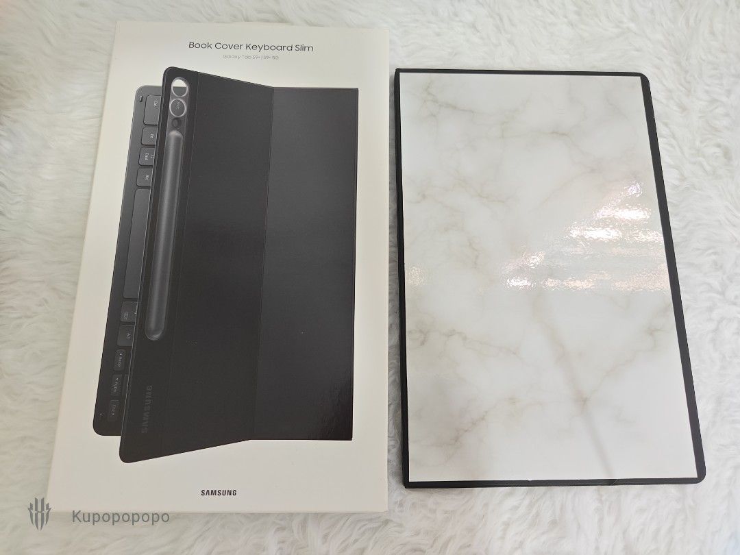 Samsung Book Keyboard | Galaxy Tab S9+ (Category: Other Mobile & Gadget Accessories) located in Antipolo. Submitted by behowling (Listing ID 1384726153, Image 1). Description: RFS: Preferred detachable keyboard Complete w/ box & manual May sticker design po to avoid gasgas/dents. No issue, barely used..