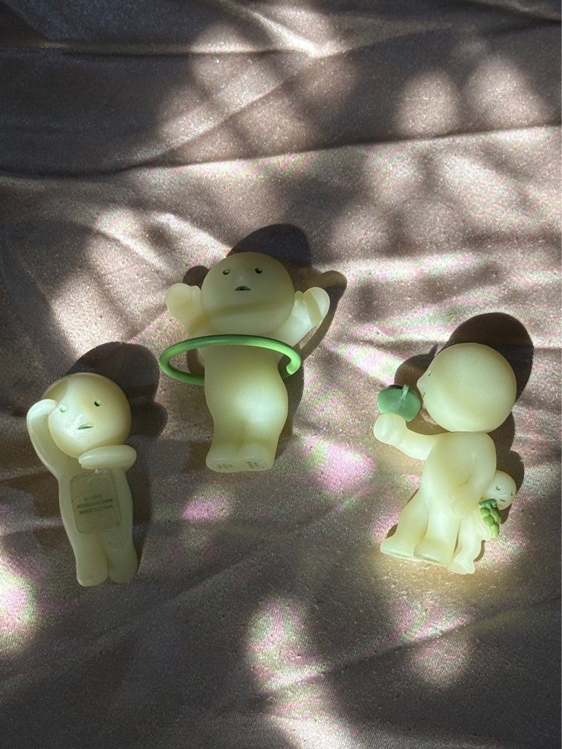 Smiski Hipper Looking Out, Hula Hoop, Bacchus (Category: Designer & Blind Box Toys) located in Cainta. Submitted by deynamaree (Listing ID 1384741783, Image 1). Description: Looking Out (300) - Used Adhesive (SOLD) Hula Hoop (400) - Displayed Only (SOLD) Bacchus (400) - Displayed Only ୨ৎ Brand New ୨ৎ RFS: For rehome ୨ৎ MOP: GCash / Gotyme.