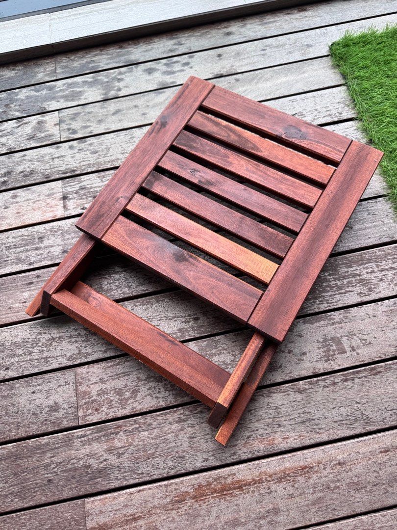Solid Wood Stool Foldable (Category: Chairs) located in Singapore. Submitted by hanjiro.plantar (Listing ID 1384650116, Image 3). Description: I have 2 of this solid wood stool that I don’t really use. Letting go to make space. .