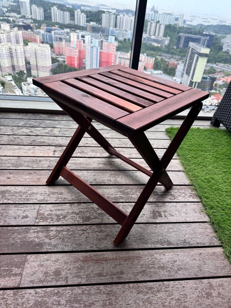 Solid Wood Stool Foldable (Category: Chairs) located in Singapore. Submitted by hanjiro.plantar (Listing ID 1384650116, Image 1). Description: I have 2 of this solid wood stool that I don’t really use. Letting go to make space. .