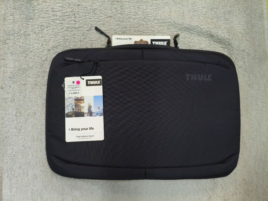 Thule Subterra Sleeve (16" MacBook Pro) - Black (Category: Laptop Bags & Sleeves) located in Quezon City. Submitted by carou14854 (Listing ID 1384766304, Image 2). Description: MOP: GCash MOD: LBC, LBC-COP ✅ Buyer shoulders SF Am usually offline. Expect reply within 24 hours. May sms/text for faster transaction. No calls please..