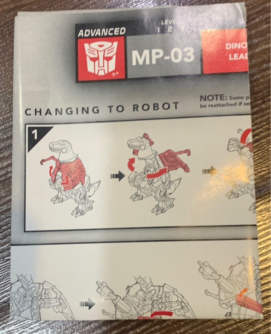 Transformers Masterpiece MP-03 Grimlock, Hobbies & Toys, Toys & Games ...