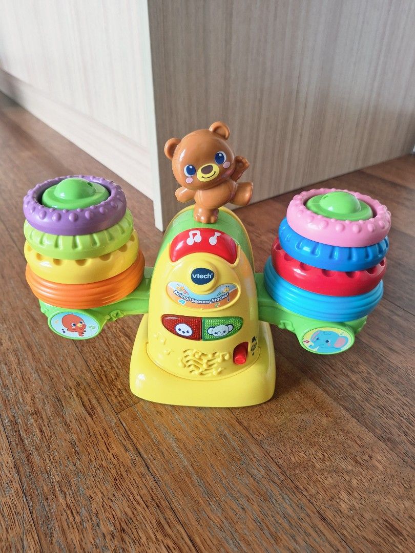 Vtech Animal Seesaw Stacker, Babies & Kids, Infant Playtime on Carousell