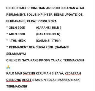 (Kategori: ) berada di . Dikirim oleh bacadeskripsi (ID iklan 1384830350, Gambar 1). Deskripsi: .
