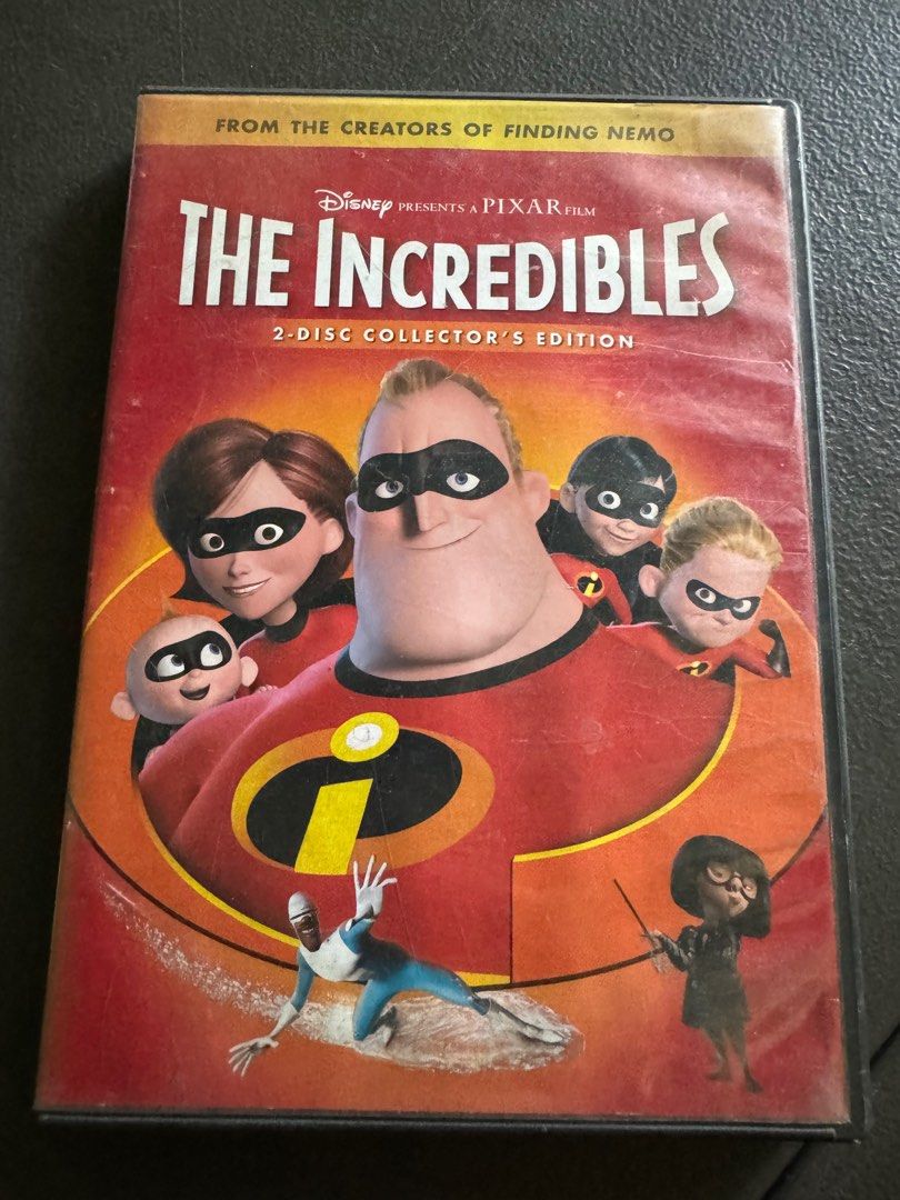 Walt Disney The Incredibles DVD (Category: CDs & DVDs) located in Quezon City. Submitted by happyreader (Listing ID 1384685821, Image 1). Description: Preloved, good condition Original DVD Some minor scratches but still readable.