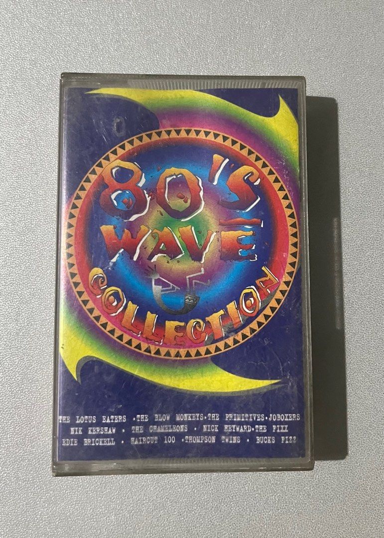 80’s Wave Collection casette tape (Category: CDs & DVDs) located in Pasig City. Submitted by coolbreeze872 (Listing ID 1385031067, Image 1). Description: MOP: gcash, maya, bpi MOD: lalamove, grab, j&t.