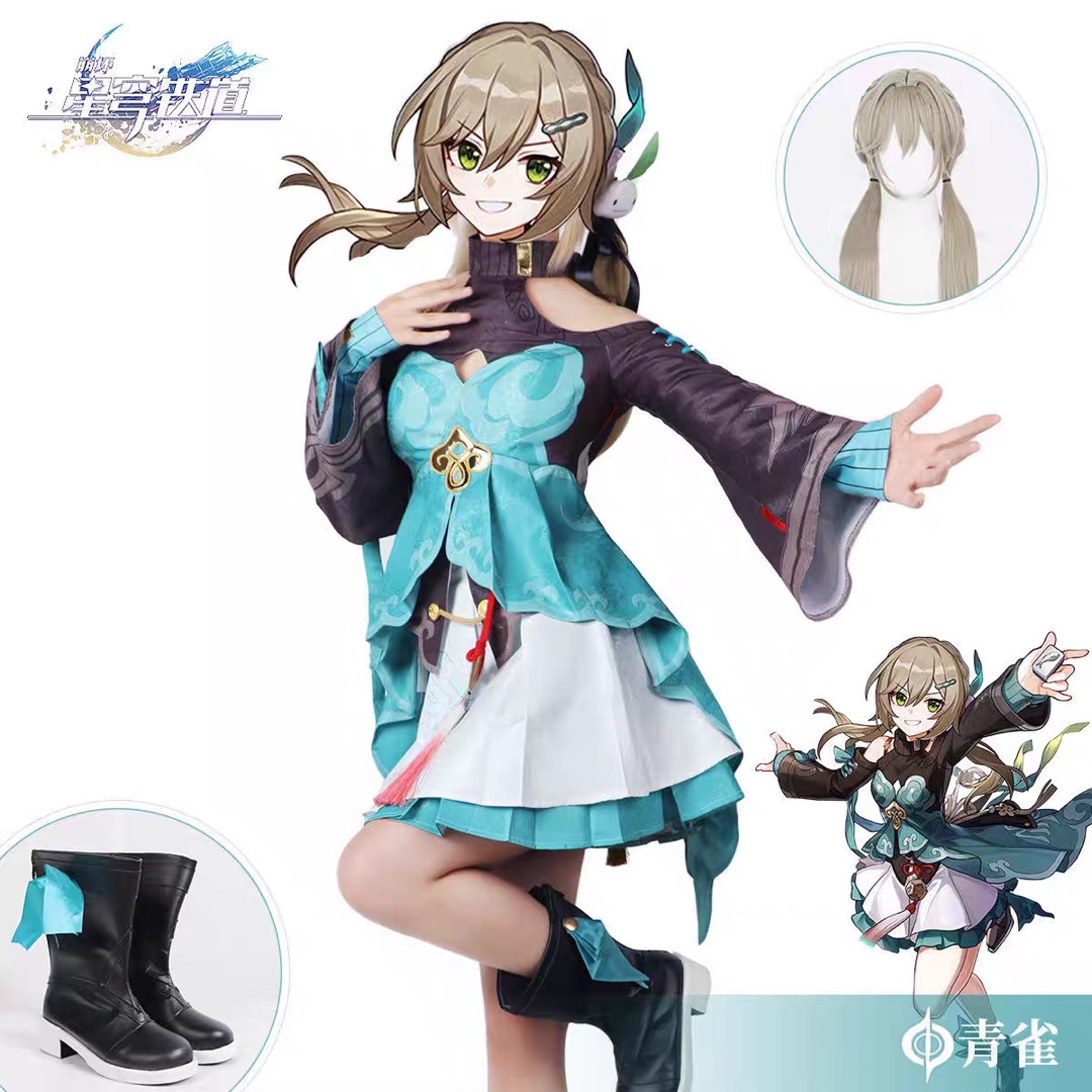 青雀 崩壞 星穹鐵道cos服大全套, 女裝, 連身裙 & 套裝, 套裝 - Carousell
