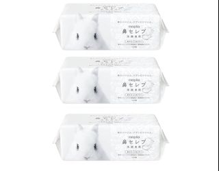 全港最平🔥 日本紙巾 Nepia 潔面巾 紙巾 面紙 即棄 日本製鼻貴族系列出品 120 張入 64241450056961110