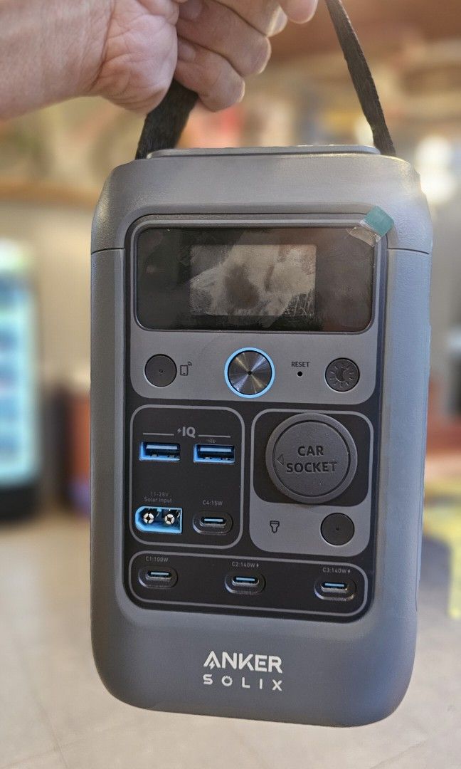 ANKER SOLIX Portable Power Station C300 DC (Category: Chargers) located in Angeles City. Submitted by jumbo747 (Listing ID 1384851616, Image 1). Description: 300W portable power station with 288Wh capacity, 140W USB-C fast charging, solar compatibility, and ultra-quiet operation—ideal for travel, emergencies, or off-grid use..